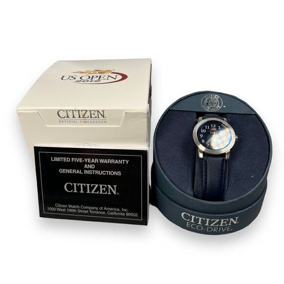 Citizen Limited Edition US Open 2000 Navy Genuine‎ Leather Band Watch main image 9